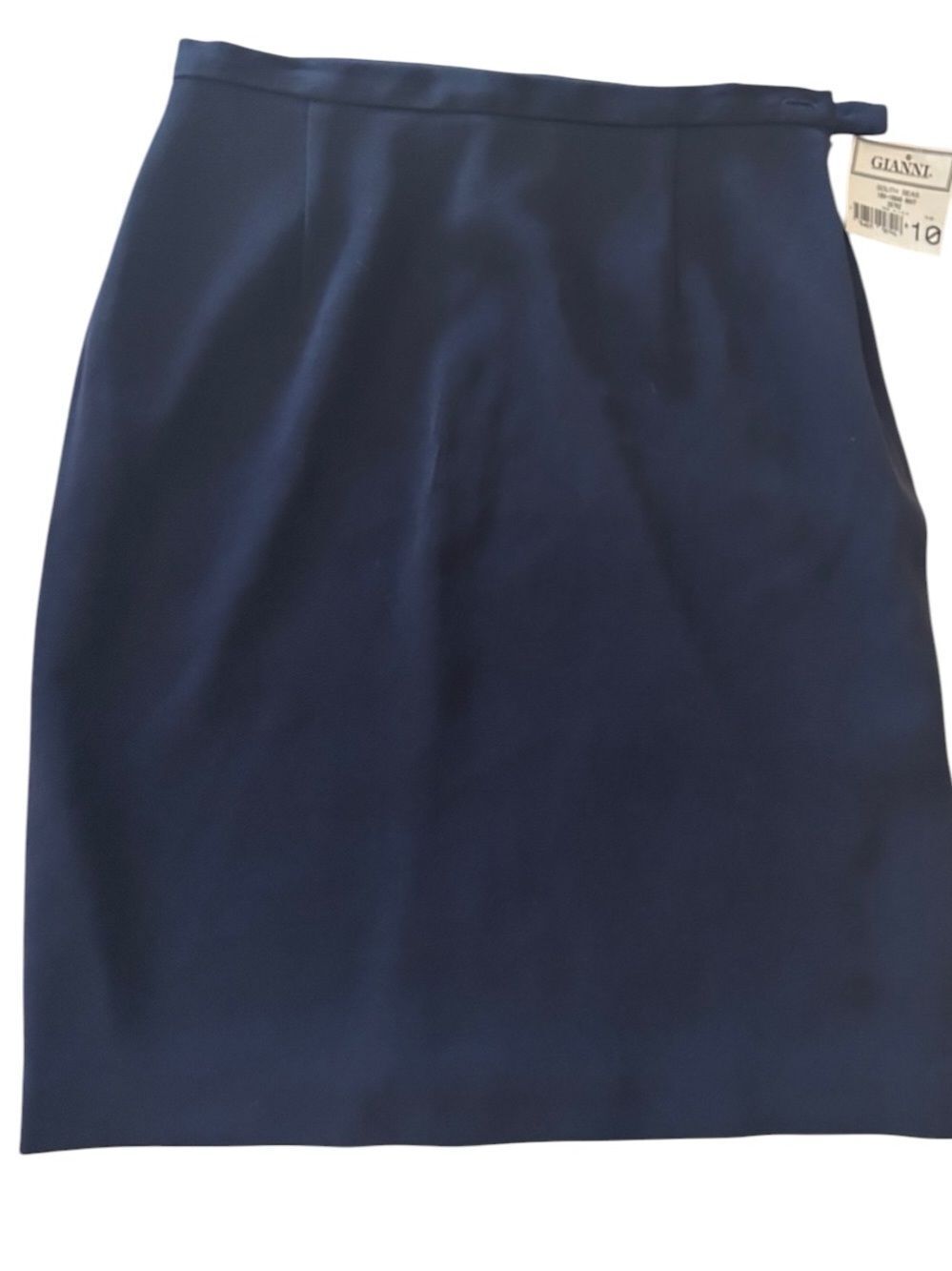 Ganni Navy Pencil Skirt - Sleek Minimalist Design suit skirt 10 NWT
